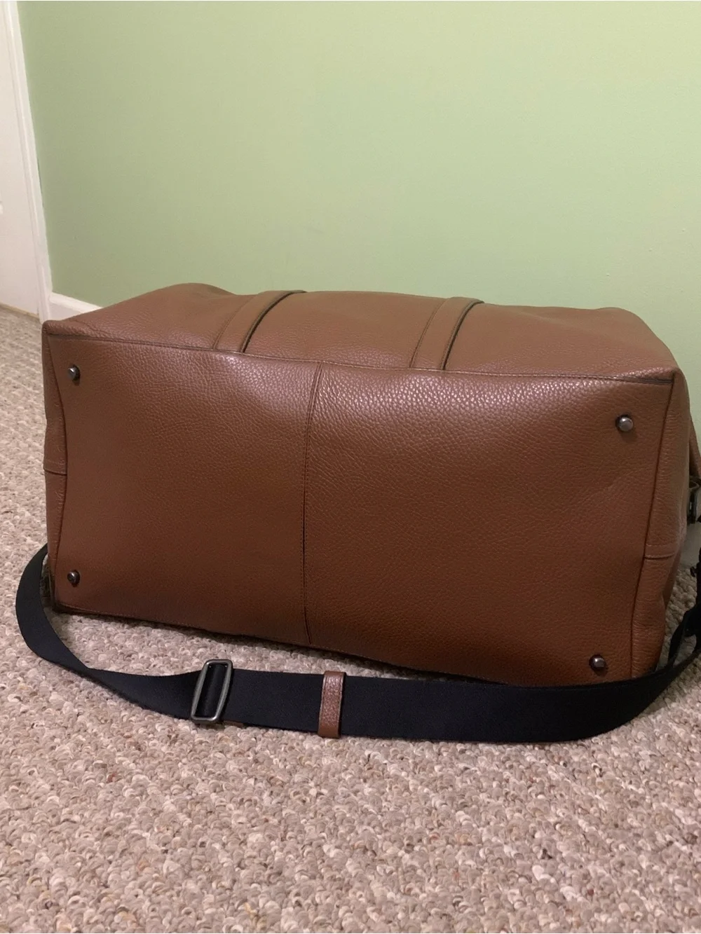 Coach Trekker Bag Pebble Leather Travel Duffel Bag - Like New 78129